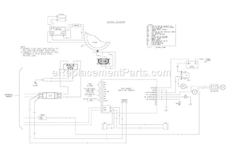 Page F Diagram and Parts List for 040243-0  Briggs and Stratton Generator